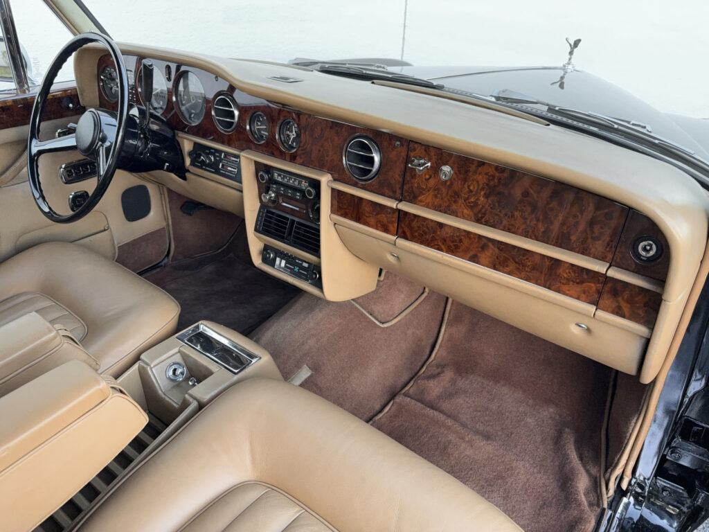 1979 Silver Shadow II in Masons Black with Deep Fawn hides